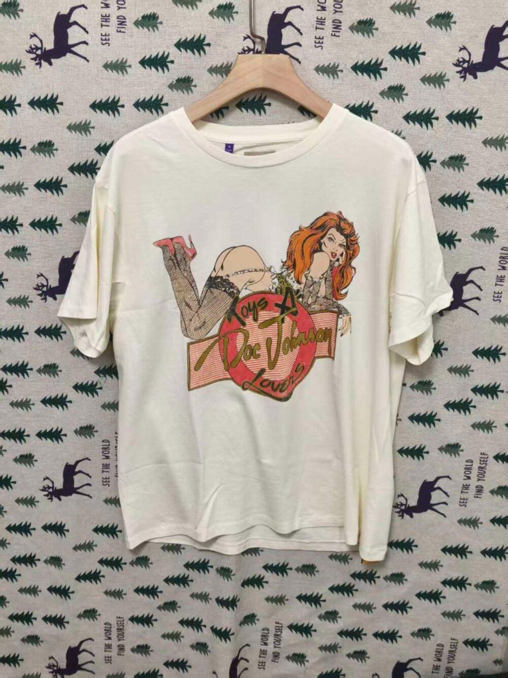 Gallery Dept. x Doc Johnson Toys 4 Lovers T-Shirt, White